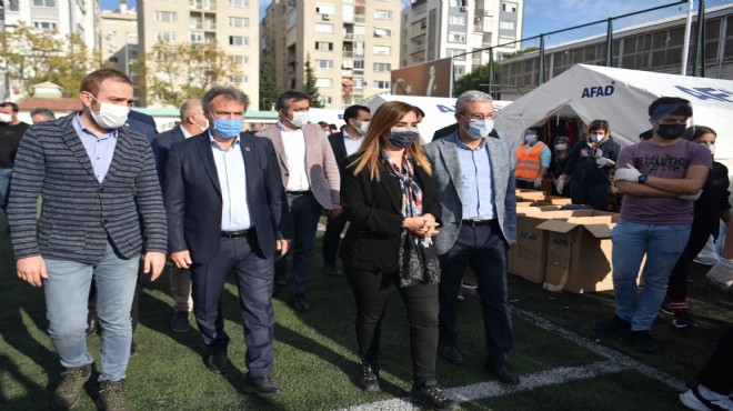 Dünya'nın yardımı Bornova'da toplandı