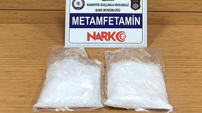 Durdurulan motosikletten 1 kilo zehir çıktı!