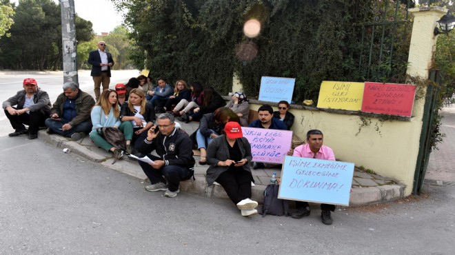 E.Ü. de kadro isyanı: 87 işçiden oturma eylemi!