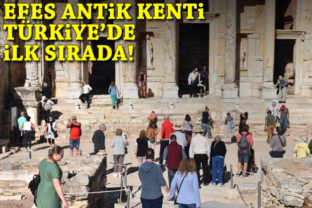 Efes Antik Kenti Türkiye'de ilk sırada!