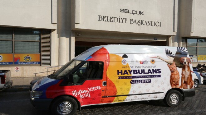 Efes Selçuk ta  can dostu  ambulans