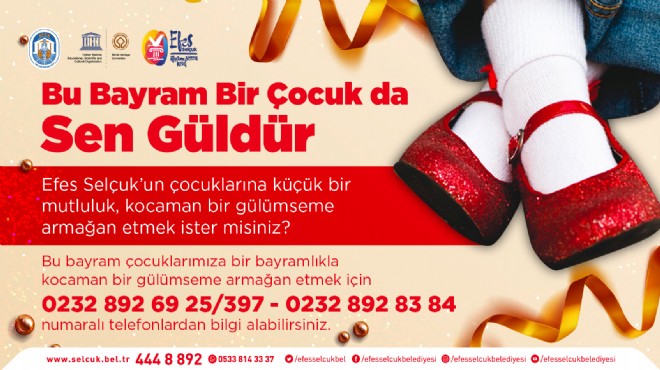 Efes Selçuk ta çocuklar için anlamlı dayanışma