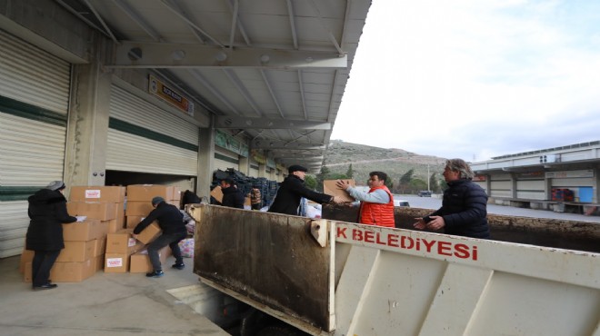 Efes Selçuk'ta deprem bölgesine destek harekatı!