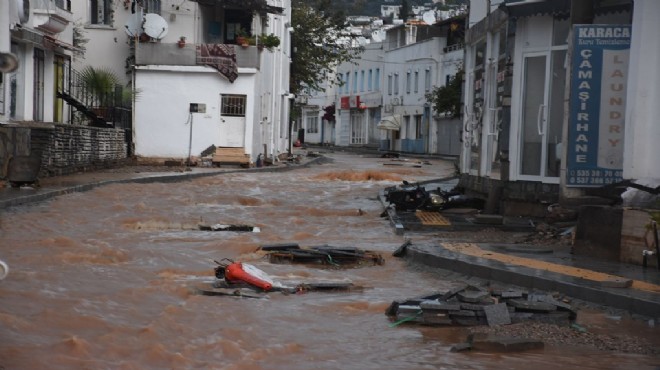 Ege'nin turizm cennetini sağanak vurdu!