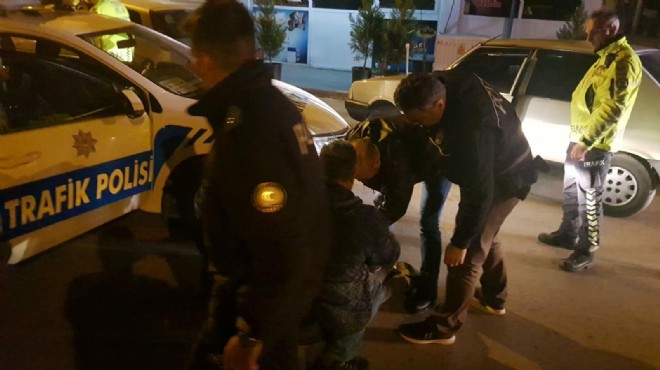 Ehliyetsiz sürücü polise zor anlar yaşattı