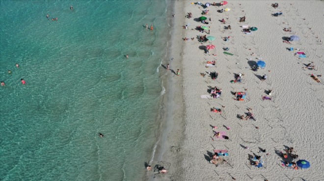 Ekim sıcakları turizmci ve tatilcilere yaradı