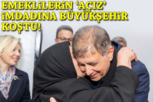 Emeklilerin 'açız' imdadına Büyükşehir koştu