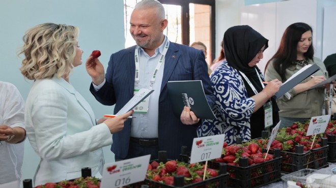 Emiralem Çilek Festivali rekor kırdı!