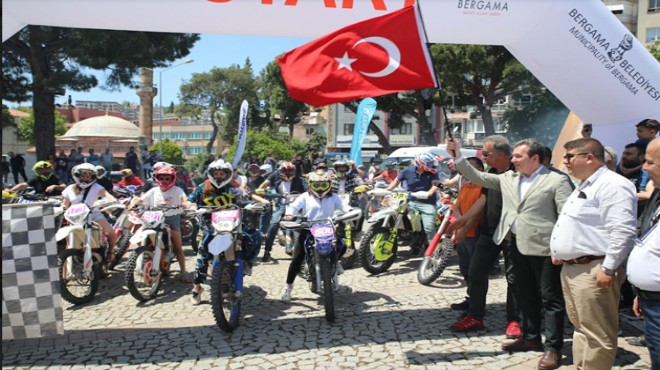 Bergama'da enduro ve ATV heyecanı başladı