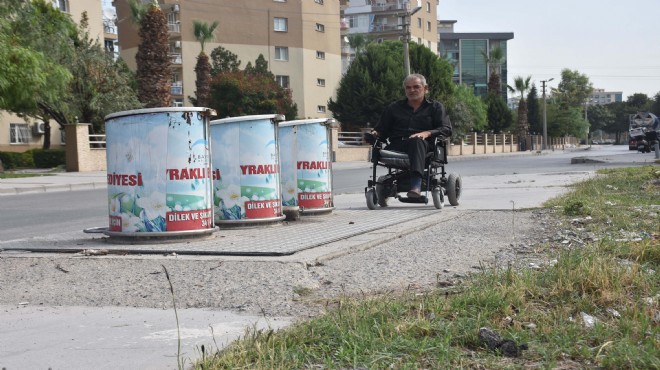 Engelli bireylerden çöp tankı isyanı!