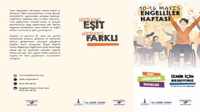 Engelsiz İzmir için dolu dolu etkinlik programı