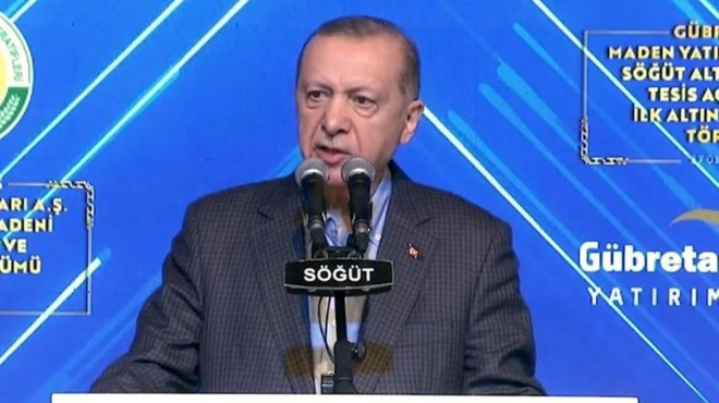 Erdoğan: Altın üretimimiz rekor kırdı!