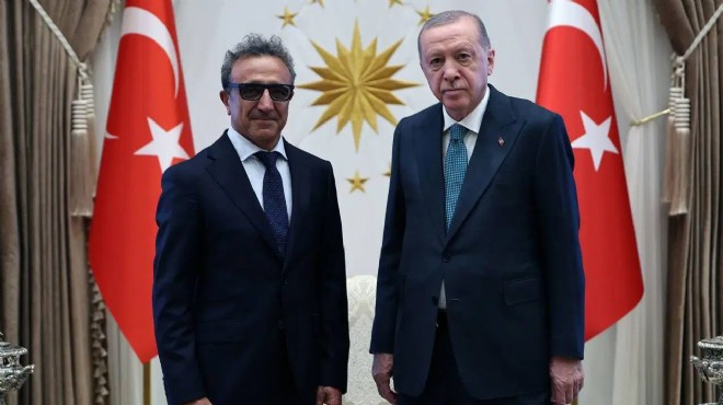 Erdoğan, Chobani nin sahibi Hamdi Ulukaya ile görüştü