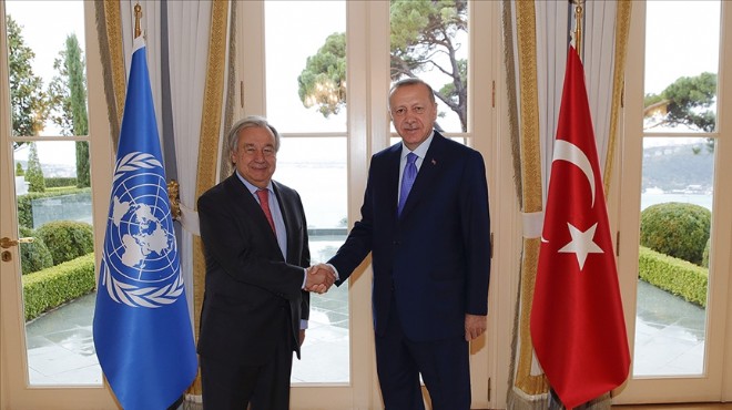 Erdoğan Guterres'i kabul edecek