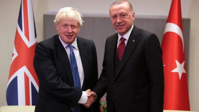 Cumhurbaşkanı Erdoğan Johnson ile görüştü