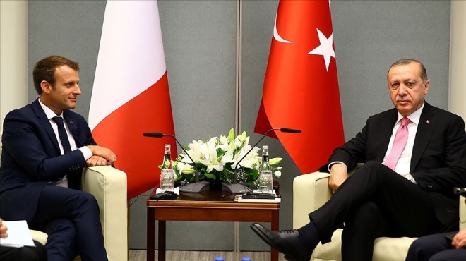 Erdoğan Macron la harekatı görüştü