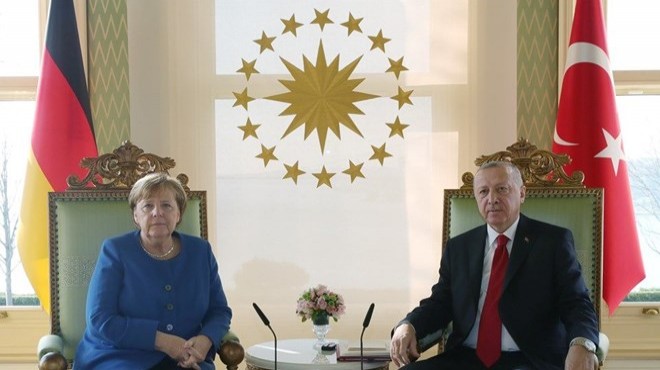 Erdoğan, Merkel'le Doğu Akdeniz'i görüştü