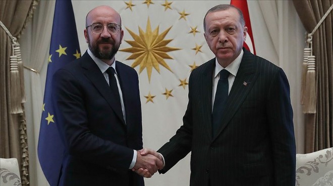 Erdoğan, Michel'le Doğu Akdeniz ve AB'yi görüştü