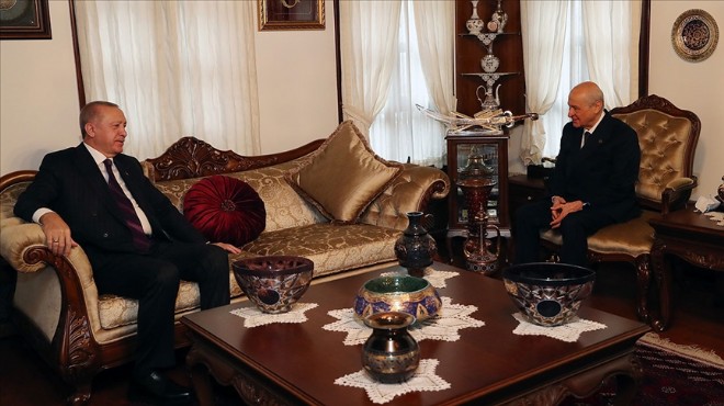 Erdoğan'dan Bahçeli'ye evinde ziyaret