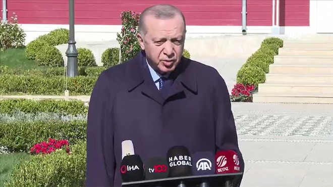 Cumhurbaşkanı Erdoğan dan  İzmir örnekli  Kanal İstanbul mesajı!