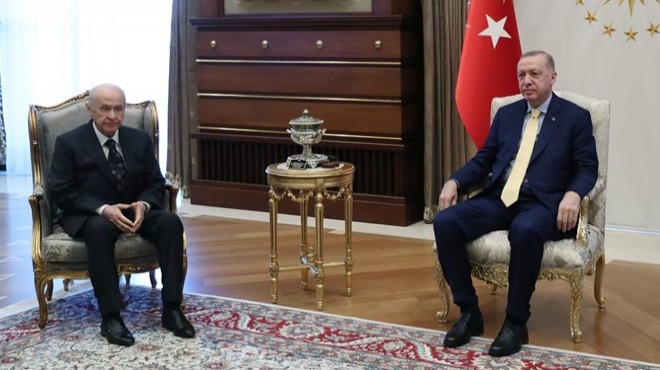 Erdoğan ile Bahçeli'den Beştepe'de 1 saatlik zirve
