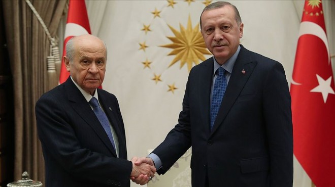 Erdoğan ile Bahçeli'den yarım saatlik zirve