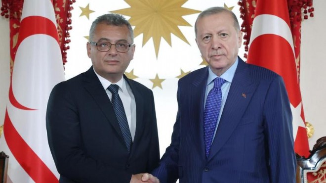 Erdoğan ile Erhürman bir araya geldi