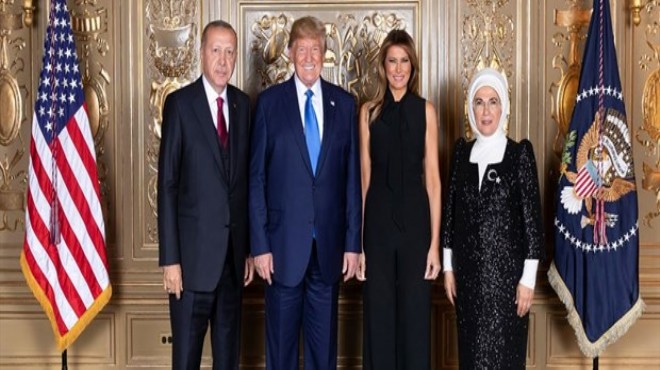 Erdoğan ve Trump yemekte buluştu