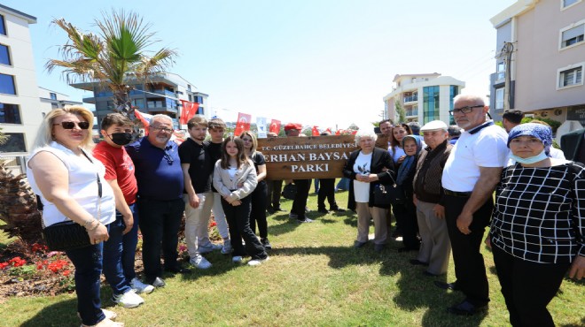 Erhan Baysan adı Güzelbahçe'de yaşayacak!