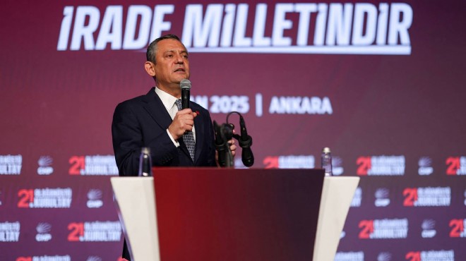 Ertelenen  kurultay davası  sonrası Özel den ilk mesaj