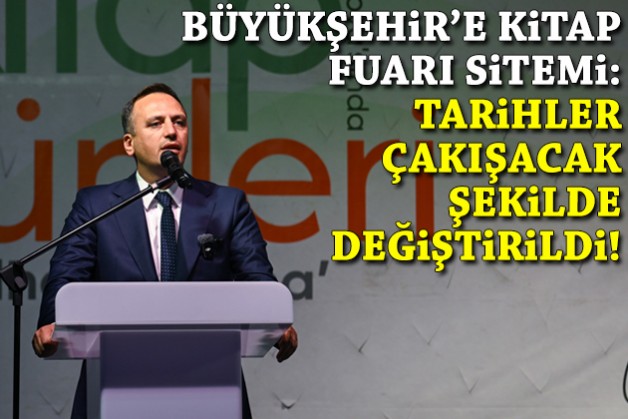 Eşki'den Büyükşehir'e kitap fuarı sitemi: Tarihleri çakışacak şekilde değiştirildi!