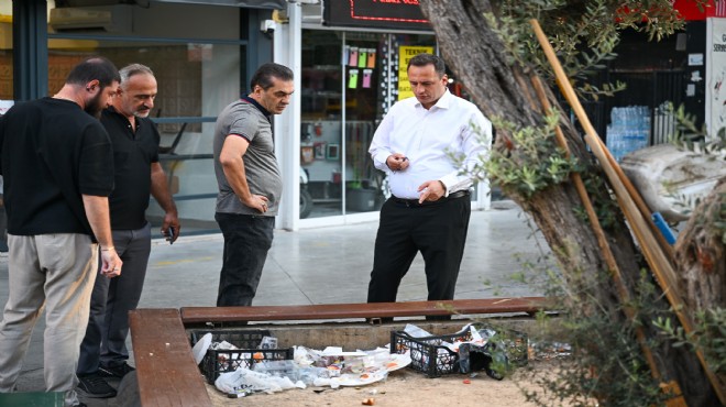 Eşki, mesaiye gün ağarmadan başladı: Bornova’nın kalbinde sabah temizliği