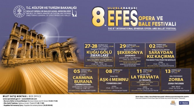 Festival başlıyor: Efes 8. kez ev sahipliği yapacak