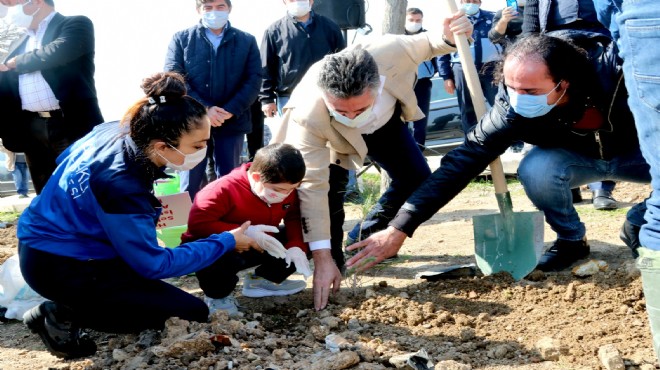 Fidanlar daha yeşil bir Bayraklı için!