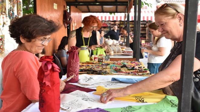 Foça'da Sanat Sokağı'ndan merhaba