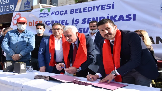 Foça'da TİS bayramı!