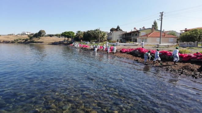 Foça'da denizi kirleten firmaya 144 bin lira ceza