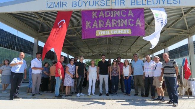 Foça da  emek pazarı : Kadınca kararınca açıldı!