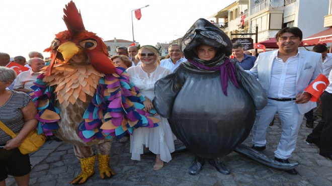 Foça'da festival ateşi yandı