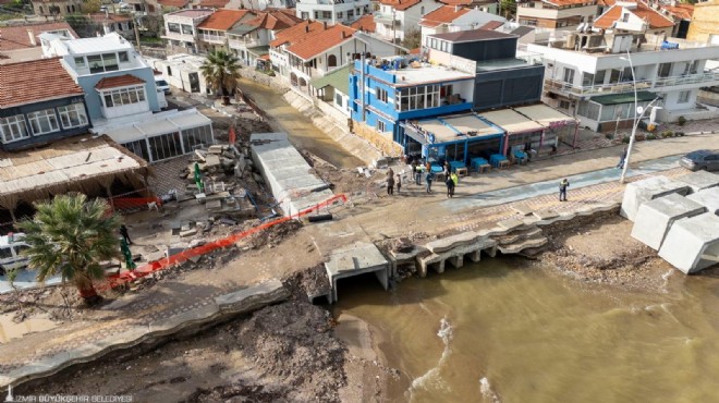 Foça da taşkınlara set çeken hamle!