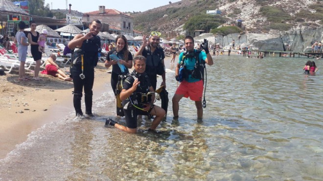 Foça daki çevre felaketinden iyi haber: Kabası temizlendi!