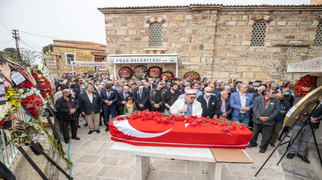 Foça'nın unutulmaz Başkanı Dirim'e hüzünlü veda