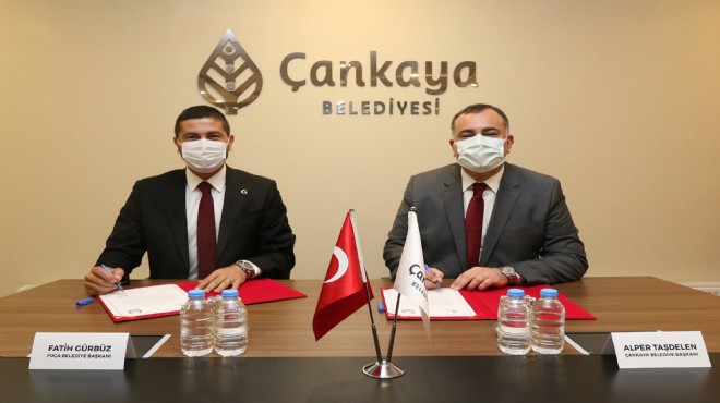 Foça ve Çankaya'dan kardeşlik imzası!