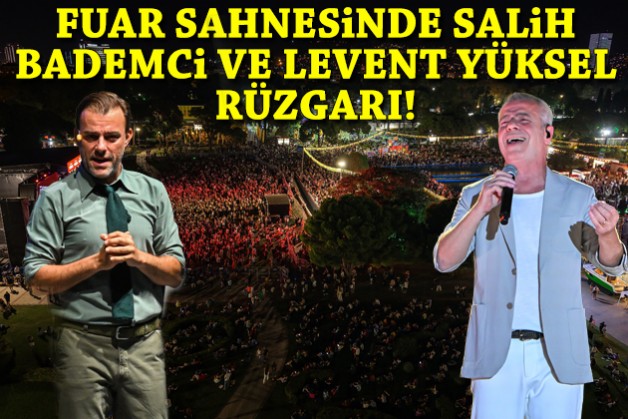 Fuarda Levent Yüksel ve Salih Bademci rüzgarı