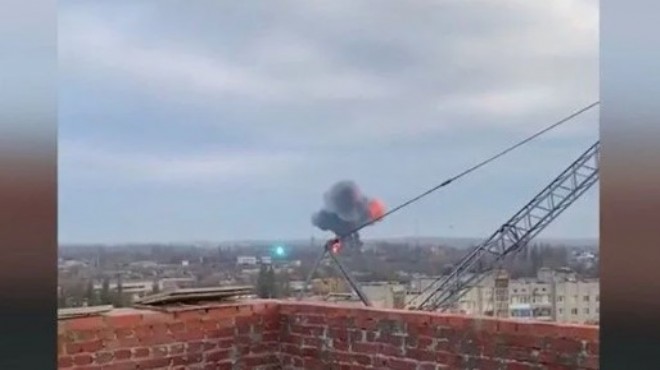 Füze saldırısı: Kiev de iki bina vuruldu