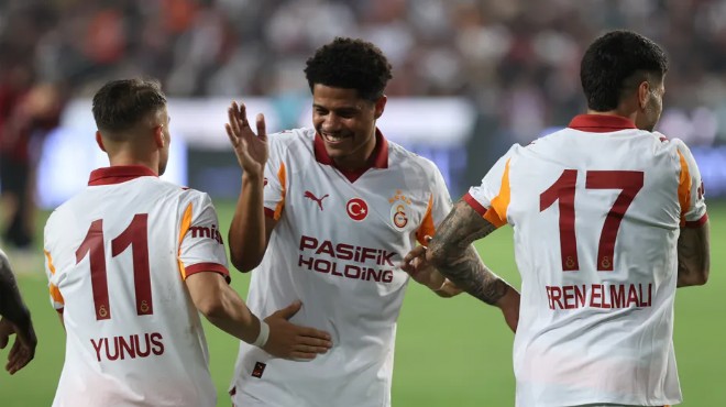 Galatasaray dan sezona 3 gollü başlangıç!