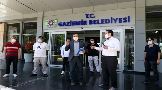 Gaziemir'de belediyeye tekstil pazarı çağrısı