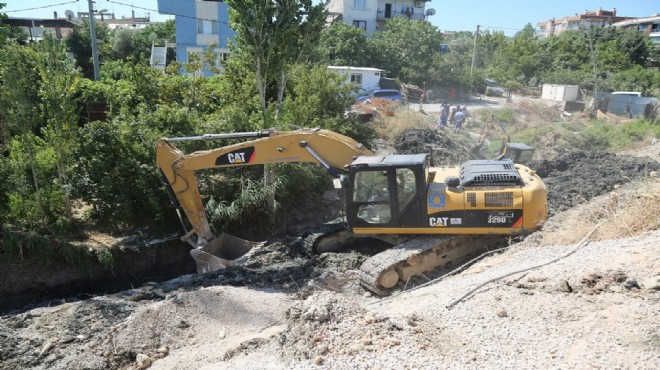 Gaziemir de kanalizasyon çilesine neşter!