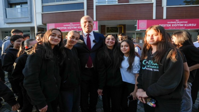 Gaziemir de öğrencilere ücretsiz eğitim hizmeti