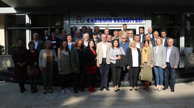 Gaziemir de utanç yazıları sonrası birlik buluşması!